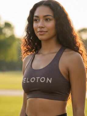 Peloton Purple Crop Top